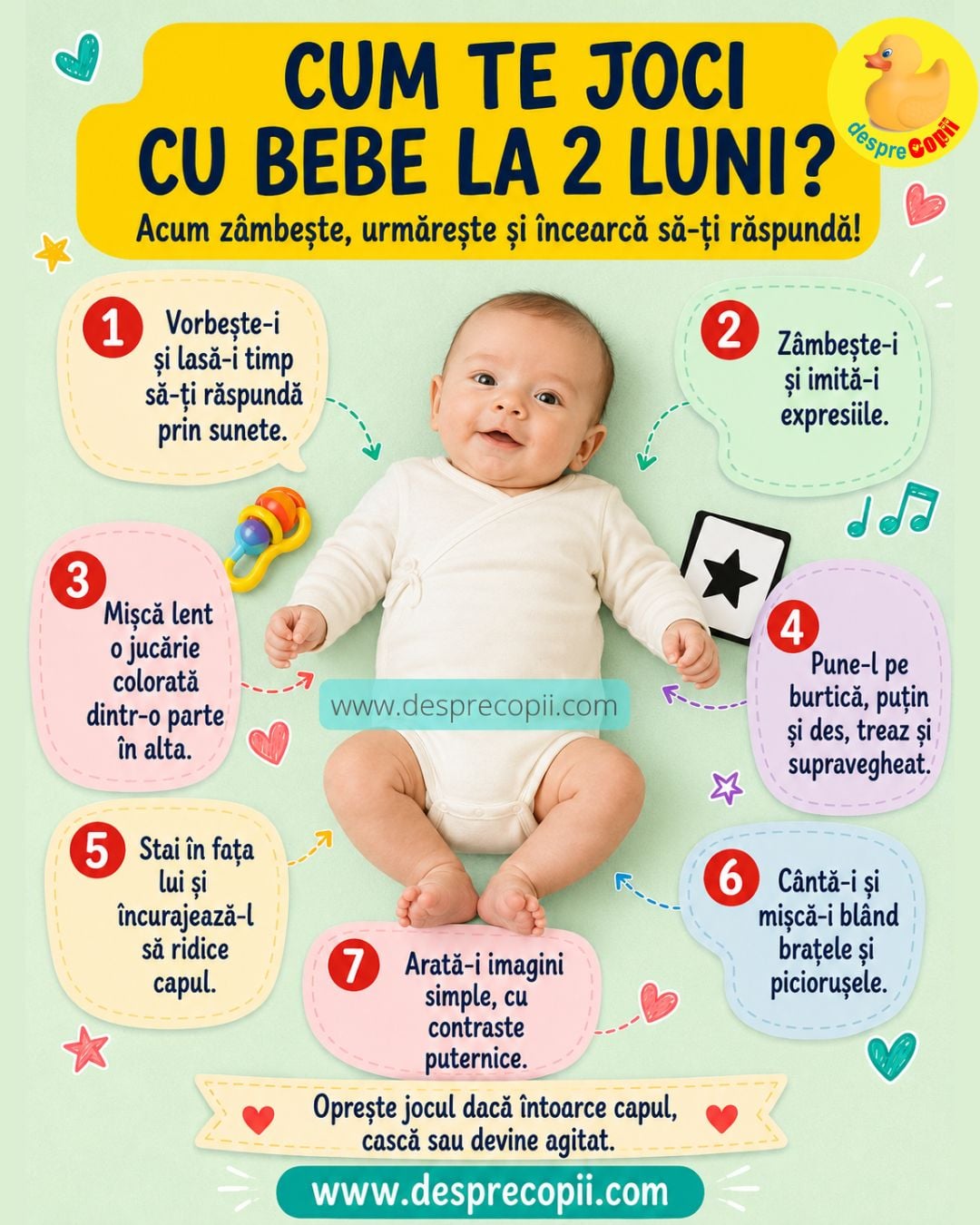 activitati bebe 2 luni